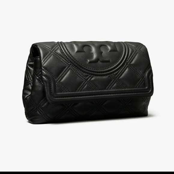 SOLD! Tory Burch Fleming  Leather Soft Clutch - Picture 4 of 11